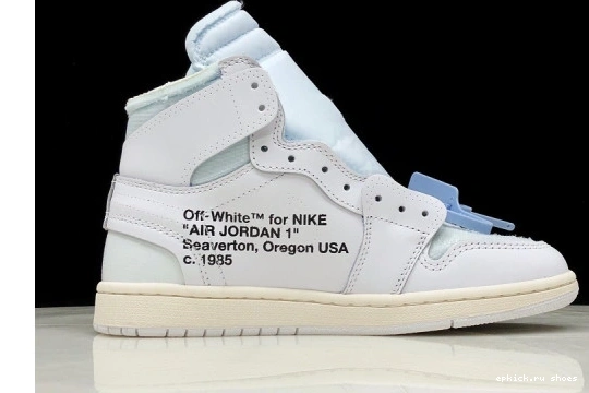 Cheap EP Air 1 High Jordan AQ0818-100 O-W  White Retro 100 AQ0818 0601